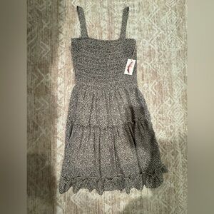 Jessica Simpson Black and White Midi Dress